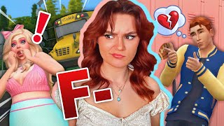 An unhinged review of the sims 4 HIGH SCHOOL YEARS [upl. by Eilujna]