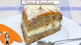 Tarta de Zanahoria  Receta de Cocina en Familia [upl. by Acirred429]