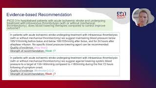 Blood Pressure Management in Acute Ischaemic Stroke and Intracerebral Haemorrhage [upl. by Nirtak]