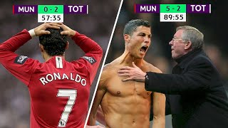 The Day Cristiano Ronaldo saved Alex Ferguson amp Manchester United [upl. by Kare]