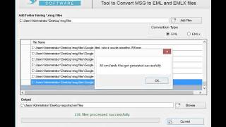 msg to eml converter to convert multiple msg files to eml format [upl. by Auqenaj]