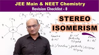 Stereo Isomerism  Revision Checklist 8 for JEE amp NEET Chemistry [upl. by Oludoet]