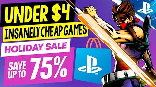 14 FANTASTIC PSN Game Deals UNDER 4 PSN HOLIDAY SALE 2023 CRAZY CHEAP PS4PS5 Games to Buy [upl. by Yenrab]