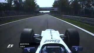 Juan Pablo Montoyas recordbreaking lap of Monza  2004 Italian GP [upl. by May]