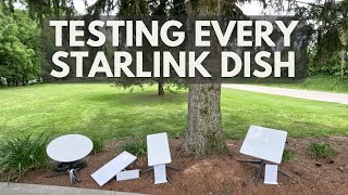 Testing Every Starlink Dish  Which Is Fastest [upl. by Akcimat750]