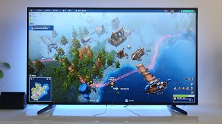 Northgard Nintendo Switch dock mode  4K HDR10 Samsung 55NU7093 138cm [upl. by Eustacia]