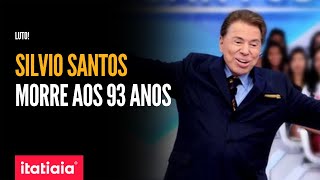 URGENTE MORRE O APRESENTADOR SILVIO SANTOS AOS 93 ANOS [upl. by Vida821]