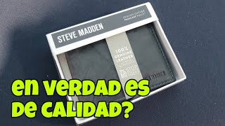 CARTERA STEVE MADDEN PARA HOMBRE  Unboxing y Review [upl. by Faxun214]