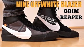 NIKE OFF WHITE BLAZER GRIM REAPER REVIEW [upl. by Aekal]