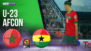 Morocco vs Ghana  U23 AFCON HIGHLIGHTS  06272023  beIN SPORTS USA [upl. by Yong]