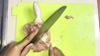 How to Debone Chicken Thigh [upl. by Ernesto]