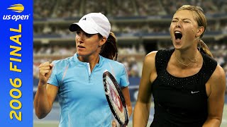 Justine Henin vs Maria Sharapova Full Match  US Open 2006 Final [upl. by Ati]