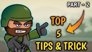 Top 5 mini militia tips and tricks 2024 Part  2 [upl. by Rafaelle]