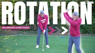 Vous avez de la difficulté avec votre rotation au golf Respectez ces 2 points [upl. by Ynaitirb]