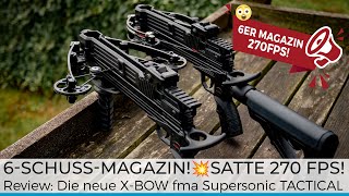 Crossbow Review Die Supersonic Tactical von XBOW FMA bietet 6 Schuss mit 270fps [upl. by Namqul730]