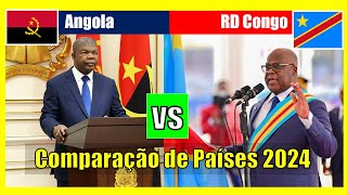 Angola X República Democrática do Congo  Comparação dos Países 2024 [upl. by Asilaj]