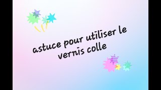 🍃diamond painting🍃 conservation du vernis colle 🍬astuces🍬 [upl. by Anailil]