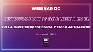 Distintos puntos de partida en el proceso creativo  Ciclo Webinar DC [upl. by Rockafellow]