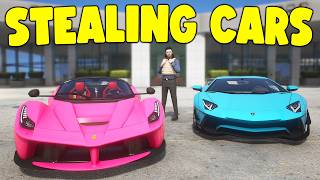 Robbing Dealership amp Selling Stolen Cars in GTA 5 RP [upl. by Llegna]