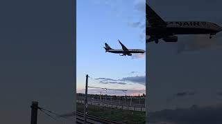 Plane flying close to the grounds  ✈️😱  Plane Spotting 2024  Walking Family [upl. by Madora]