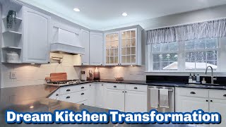 Insane Dream Kitchen Transformation 2023 DIY Kitchen Makeover on a budget [upl. by Carbone]