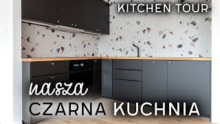 CZARNA kuchnia z IKEA 🖤 KITCHEN TOUR [upl. by Thilda608]