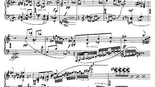 Ernst Krenek  Piano Sonata No 7 Op 240 1988 ScoreVideo [upl. by Glassco]