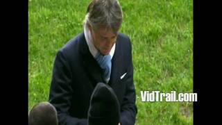 Soccer Am Mancini takes a photo of Man Utd fans [upl. by Eendyc622]