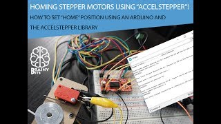 Arduino  Homing Stepper Motors using the AccelStepper Library  Tutorial [upl. by Clarabelle708]