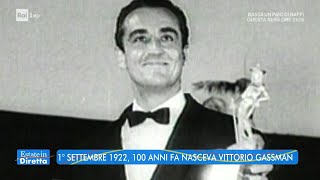 1° settembre 1922 100 anni fa nasceva Vittorio Gassman  Estate in diretta  01092022 [upl. by Marsiella355]