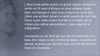 Chanson de Négresse mon histoire [upl. by Marl]