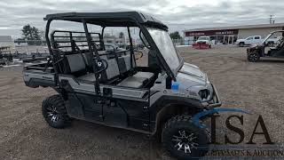 4718  2022 Kawasaki Mule Pro FXT UTV Will Be Sold At Auction [upl. by Aninad503]