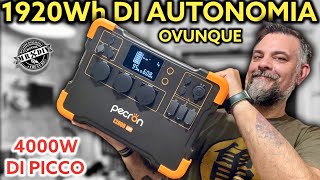 Trasportare ovunque lenergia elettrica solare 220V con picco di 4KW Power station pecron E2000LFP [upl. by Andromada]