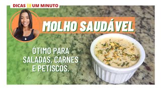 Molho Saudável  Ótimo para saladas carnes e petiscos Shorts [upl. by Giana703]