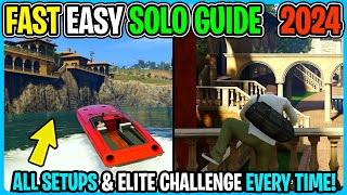 Updated 2024 SOLO Caypo Perico Heist Guide All Setups amp Elite Challenge Everytime [upl. by Leo]