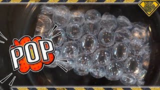 Bubble Wrap in a Vacuum Chamber TKOR Has Another Vacuum Chamber Bubble Wrap Experiment [upl. by Dnalrag]