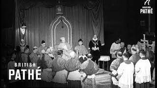 High Mass At Westminster Cathedral 1950 [upl. by Htyderem129]