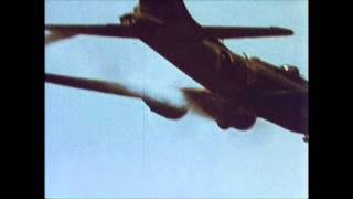 B17 Flying Fortress Attacked by Me109s [upl. by Rafaellle948]