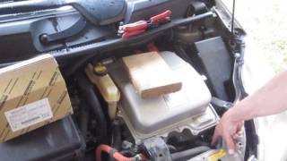 Gen2 Prius  Initial steps to access the Coolant Control Valve [upl. by Kadner]