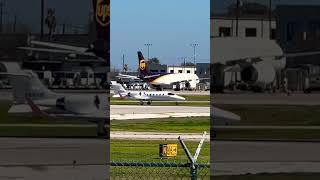 Learjet 31A Taking off San Antonio Tx aviationchannel planespotting [upl. by Alithia]