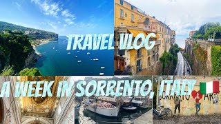 TRAVEL VLOG  SORRENTO ITALY 🇮🇹 [upl. by Lydnek]