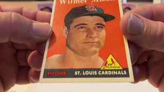 🤪INSANITY RIP SERIES😜 Day 13  1958 Topps Christmas Xmas Rack Pack With Low Budget Intro [upl. by Crandell]