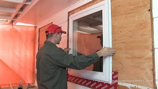 How To Install a Window with a Nailing Flange [upl. by Arbuckle]