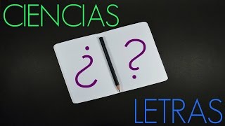 ¿CIENCIAS O LETRAS QUE BACHILLERATO ESCOGER  experiencia [upl. by Nagle851]