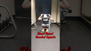 Slant Board Squats are a great way to build quad strength kneepain fit exercise [upl. by Ahsitaf]