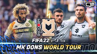 FIFA 22 Road To Glory Career Mode  MK Dons World Tour Day 4  Venezia Lecce Paris FC Havre [upl. by Alohcin]