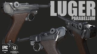 Luger Parabellum Overview  Unreal Engine 5 [upl. by Eednak]