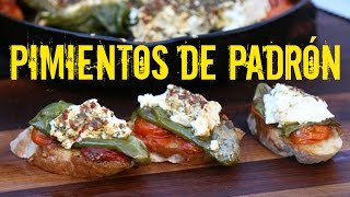 Pimientos de Padrón mit Feta und Tomaten vom Braai [upl. by Leamsi]