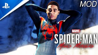 FIRST MOD Miles Morales PC Unmasked SpiderMan  Miles Morales PC MODS [upl. by Desimone]