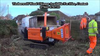 Timberwolf Wood Chipper In Action [upl. by Ellersick]